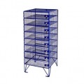Eight  Door - Eight Compartment Wiremesh  Laptop Locker