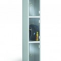 Three Door Clear View Anti Stock Theft Locker