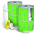 Twenty Two Door Eleven Seed Pod Lockers