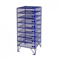 Eight  Door - Eight Compartment Wiremesh  Laptop Locker